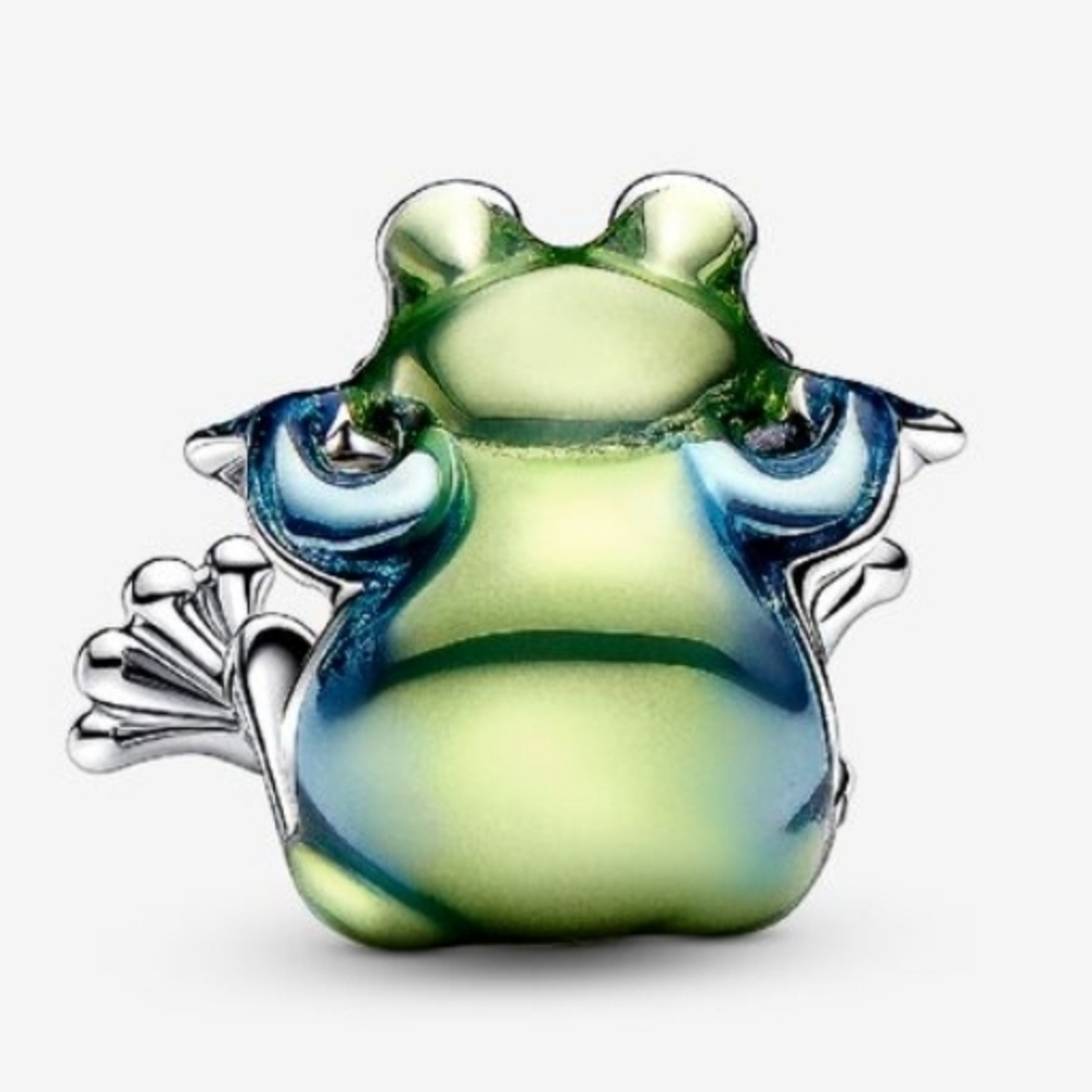 Authentiv NEW Pandora Climbing Frog Charm S925ALE Enamel - Picture 3 of 9